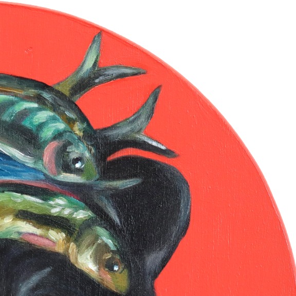 JJ Galloway: Black Bear's Fish Tower Top Hat image 7