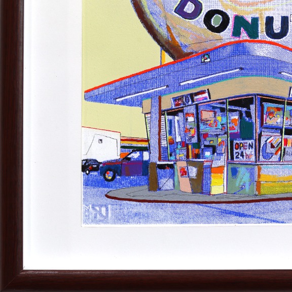 Fabio Coruzzi: Giant Donut In Inglewood (Blue) image 7