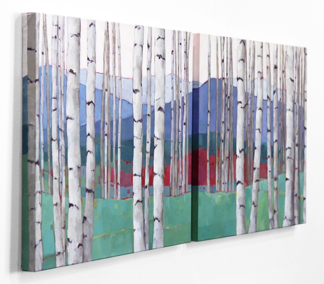 Beth Munro: Vermont Landscape (Diptych) image 8