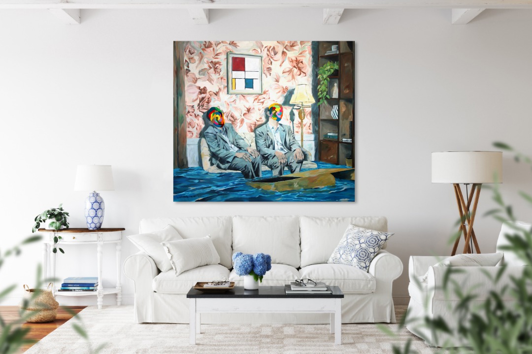 Iqi Qoror: Blue Underneath Mondrian image 8