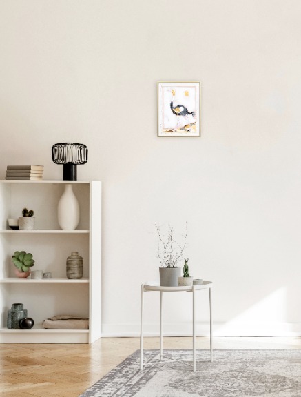 Kellie Newsome: Elegant Bird Facing Left image 8