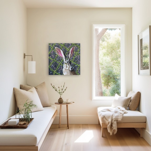 Naomi Jones: Jackrabbit on Grey image 8