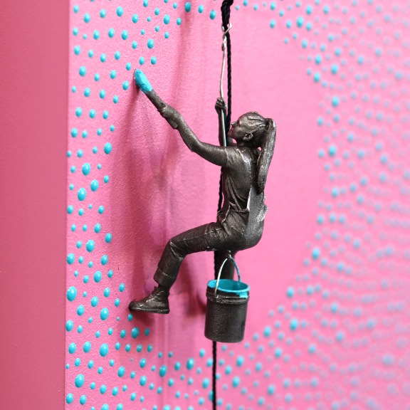 Jamie Burmeister: Pink and Blue Dots II image 8