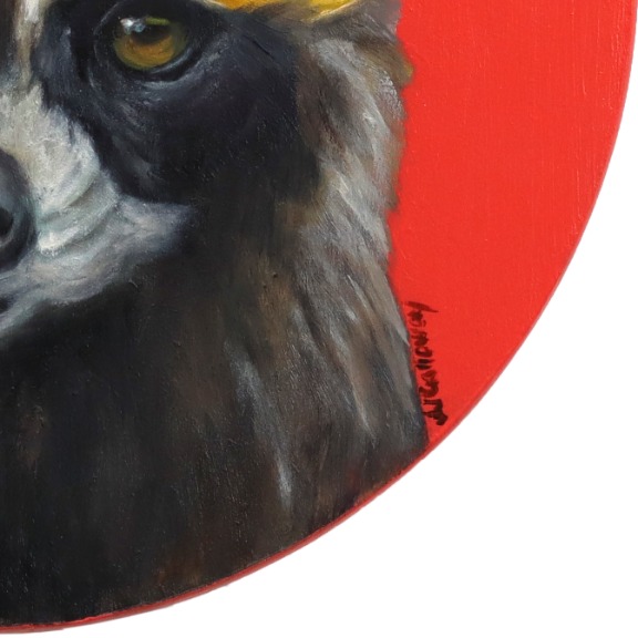JJ Galloway: Raccoon with Banana Bangs image 8