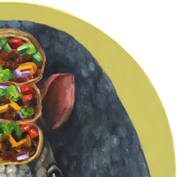JJ Galloway: Portrait of an Armadillo, Bearing Burritos image 8