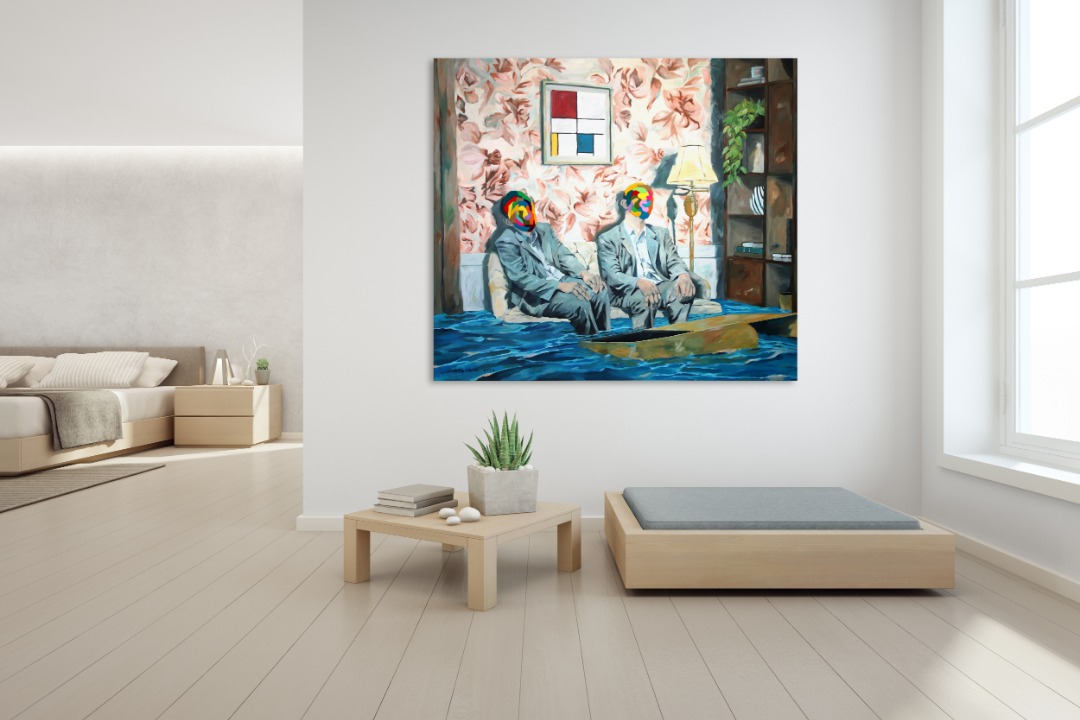 Iqi Qoror: Blue Underneath Mondrian image 9