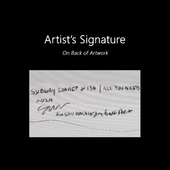Susan Washington: Subway Sonnet #134 | All You Need image 9
