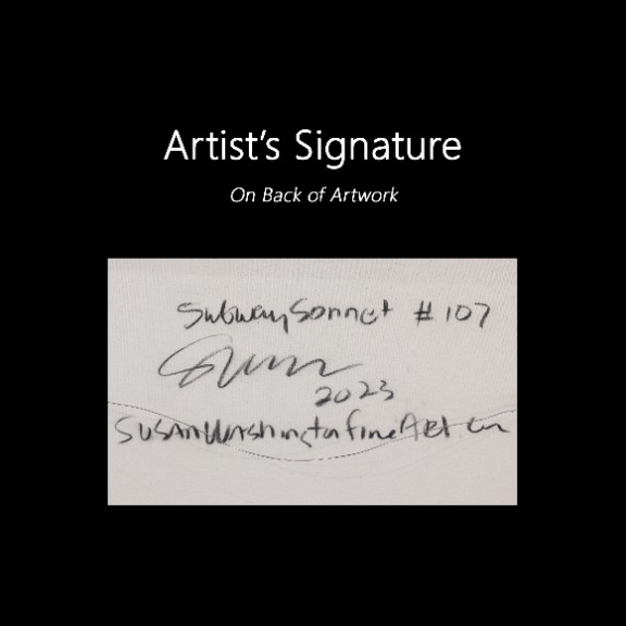 Susan Washington: Subway Sonnet #107 image 9