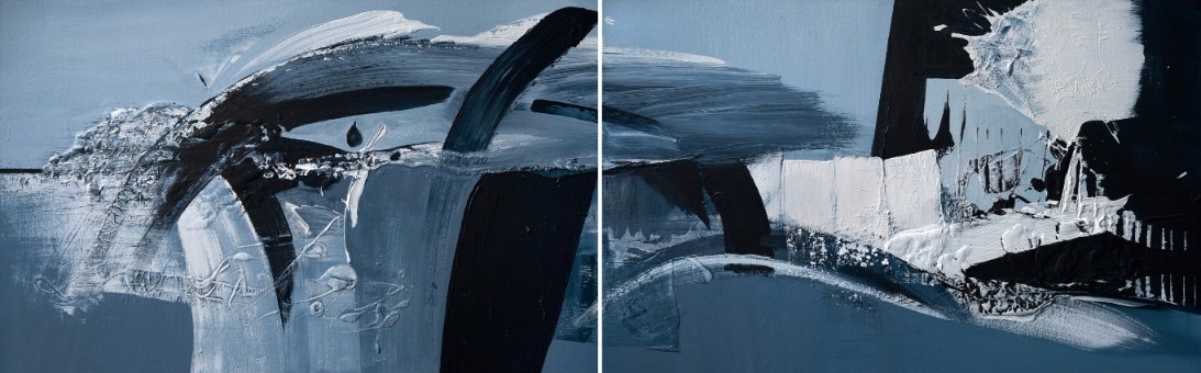 Gail Titus: Precipice (Diptych) image 1