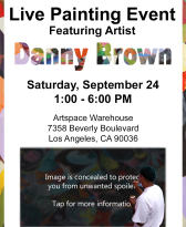 Danny Brown: Live Painting: September 24, 2022 - September 24, 2022