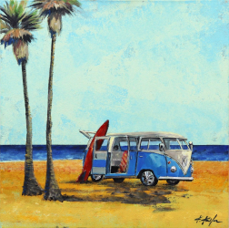 Kathleen Keifer: Palms and Surf Van
