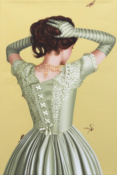 Carlos Gamez de Francisco: Striped Gloves image 1